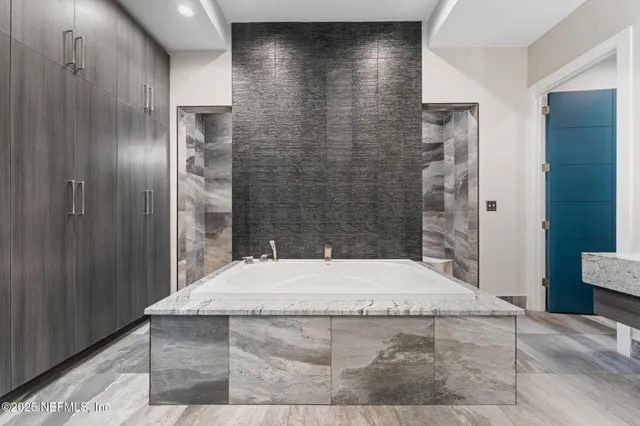 a view of a garage with a bike