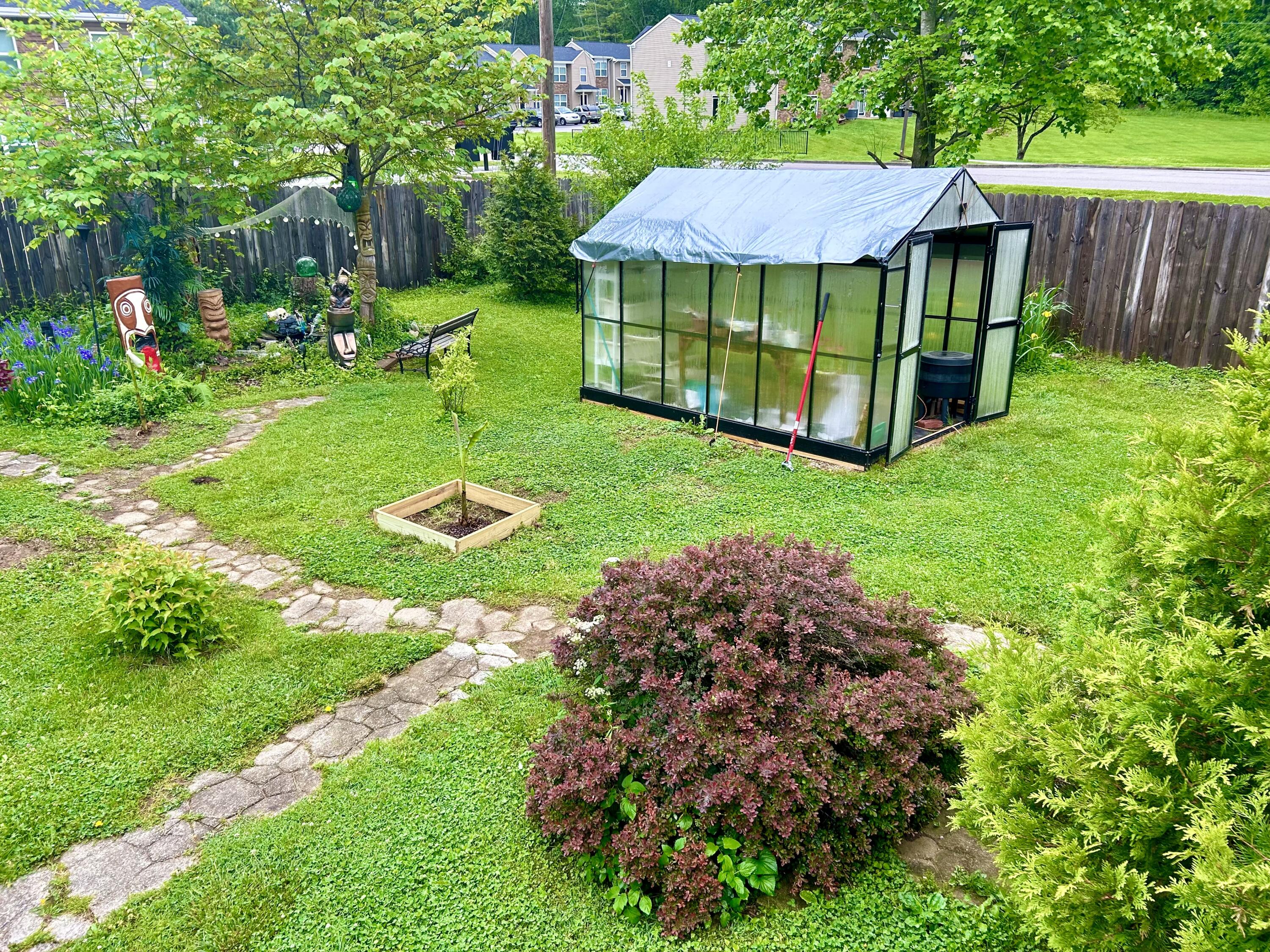 636 Big Hill Road Berea, KY 40403 - Photo 32 of 36 Summer garden with Greenhouse