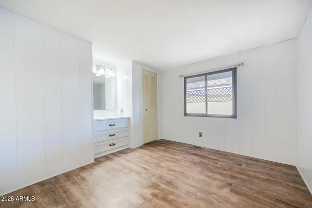 wooden floor in an empty room