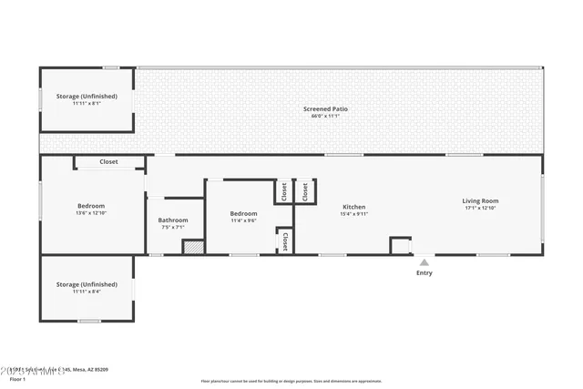 $1,600 | 8103 East Southern Avenue, Unit 245, Mesa, AZ 85209