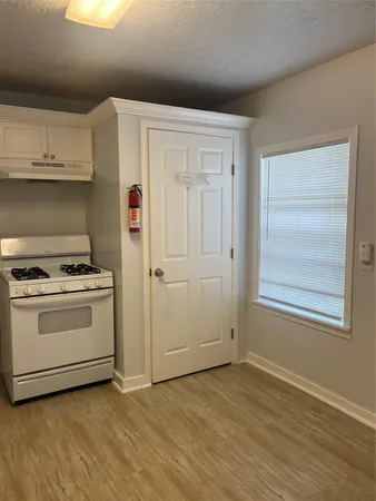 a view of kitchen and utility room