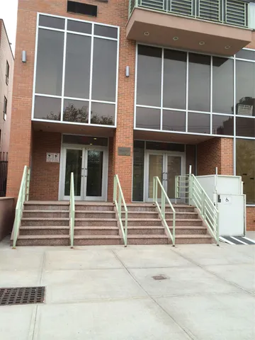a view of a building with a window