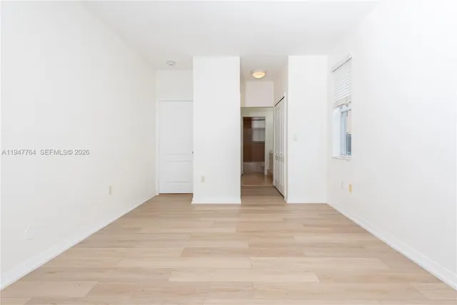 a view of an empty room