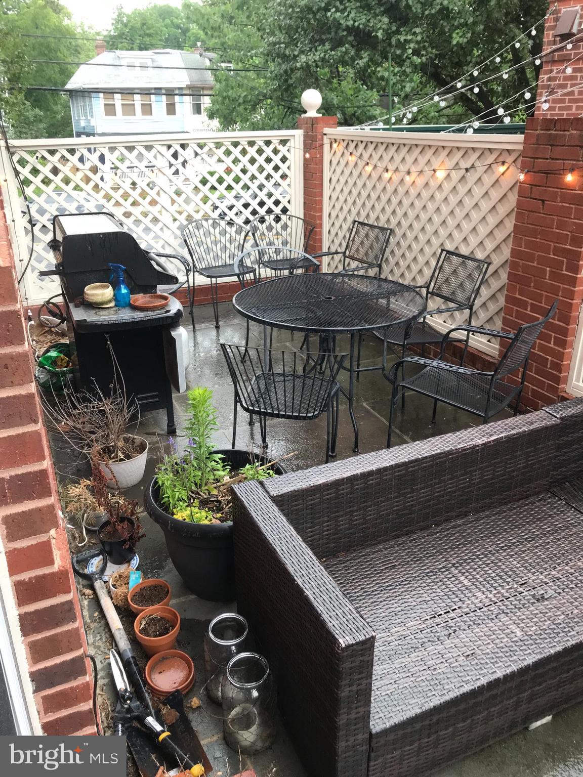 1402 Foxhall Road Northwest Washington, DC 20007 - Photo 14 of 26 Spacious deck for entertaining and relaxing.