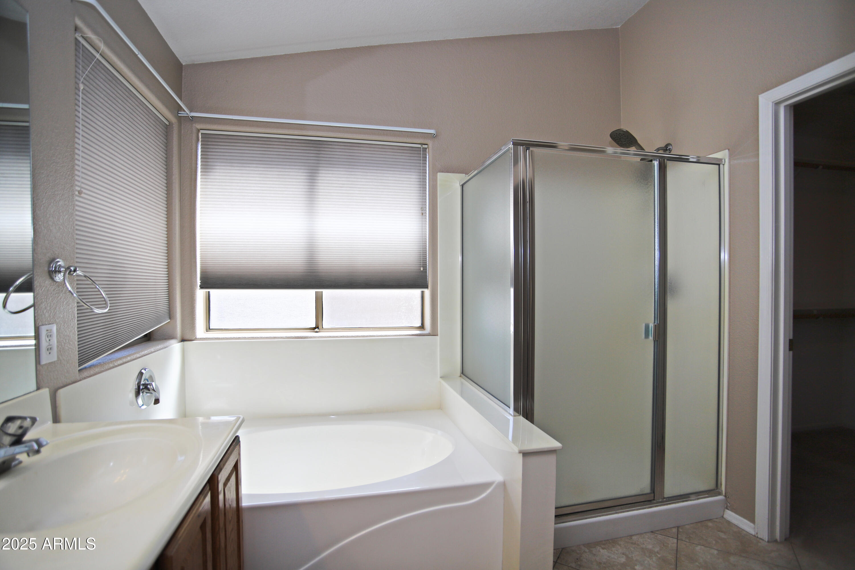 4953 South Moss Drive Chandler, AZ 85248 - Photo 27 of 50 a bathroom with a sink and a mirror