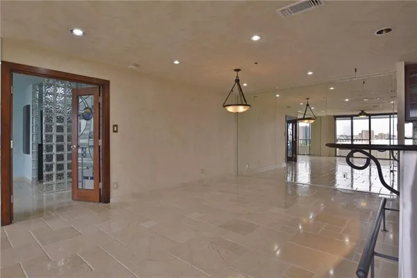 a view of elevator