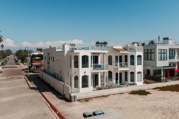a view of a lake with outdoor space
