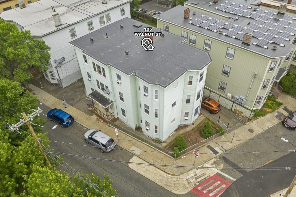 105 Walnut Street Somerville, MA 02145 - Photo 33 of 37 an aerial view of a house