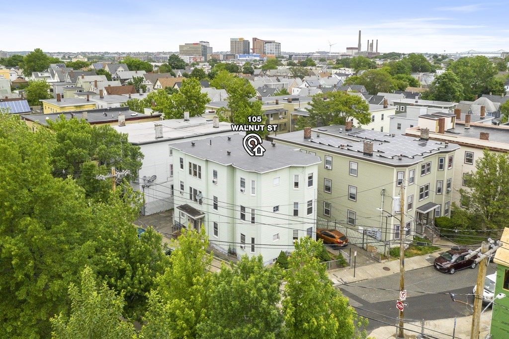 105 Walnut Street Somerville, MA 02145 - Photo 36 of 37 a view of a city with tall buildings