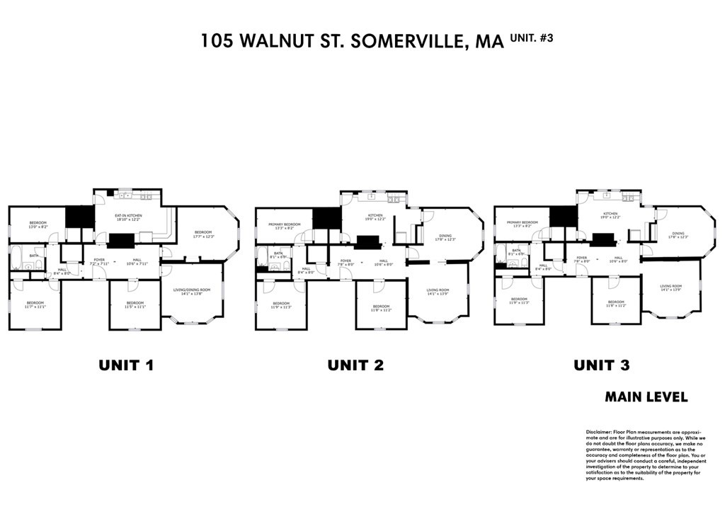 105 Walnut Street Somerville, MA 02145 - Photo 37 of 37 a picture of a floor plan