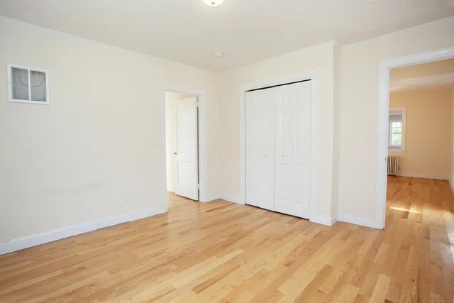 wooden floor in an empty room