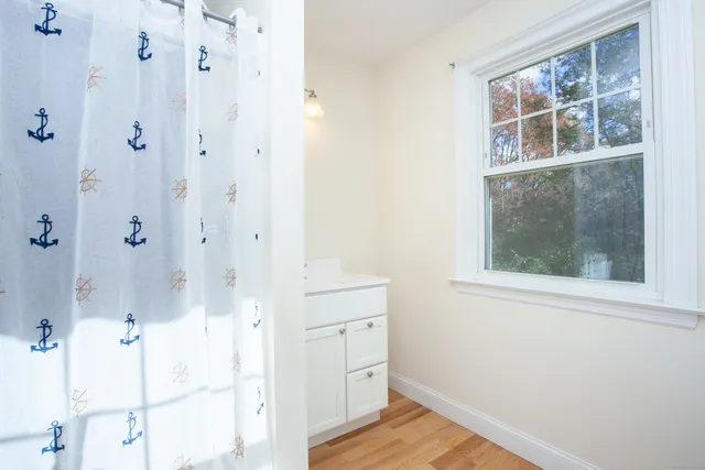 a view of a bathroom with a sink