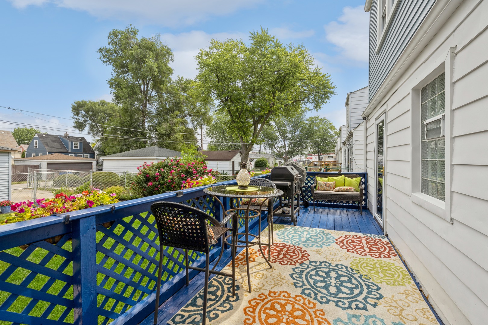 3922 West 85th Place Chicago, IL 60652 - Photo 16 of 17 a view of a balcony with chairs