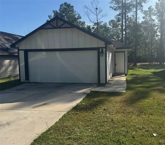 a backyard of a house