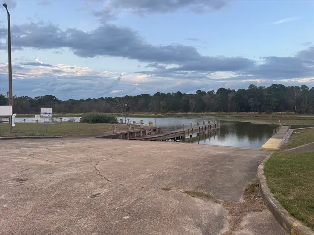 a view of lake with mountain