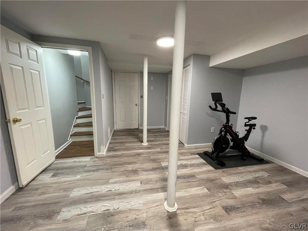 1668 Harding Circle Whitehall, PA 18052 - Photo 27 of 32 a view of a room with stairs and wooden floor