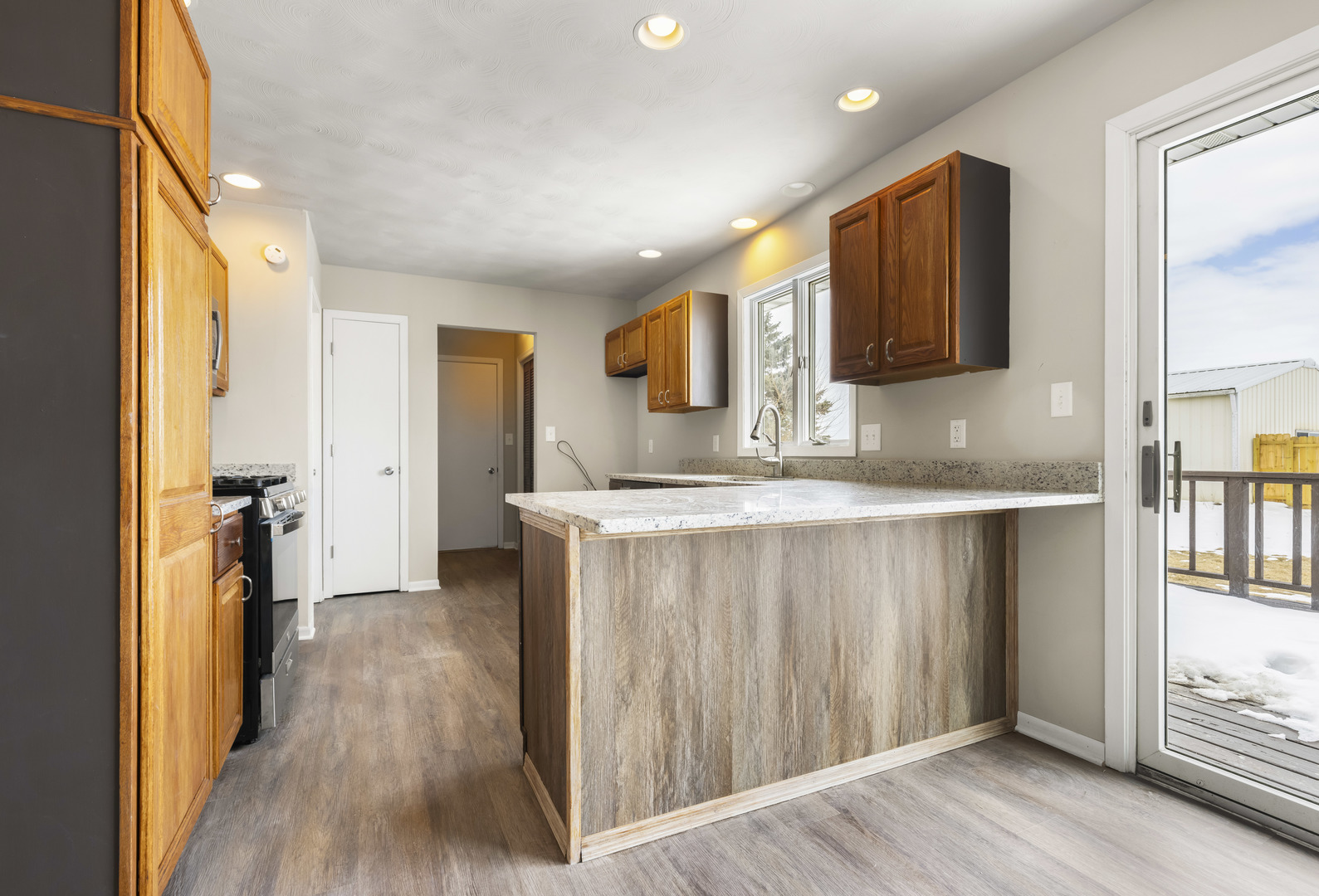 Undisclosed Address Davis, IL 61019 - Photo 5 of 21 a bathroom with a sink a mirror and a shower
