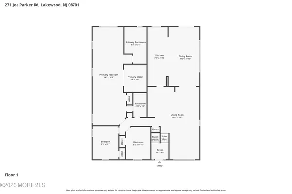 $1,000,000 | 271 Joe Parker Road, Lakewood, NJ 08701