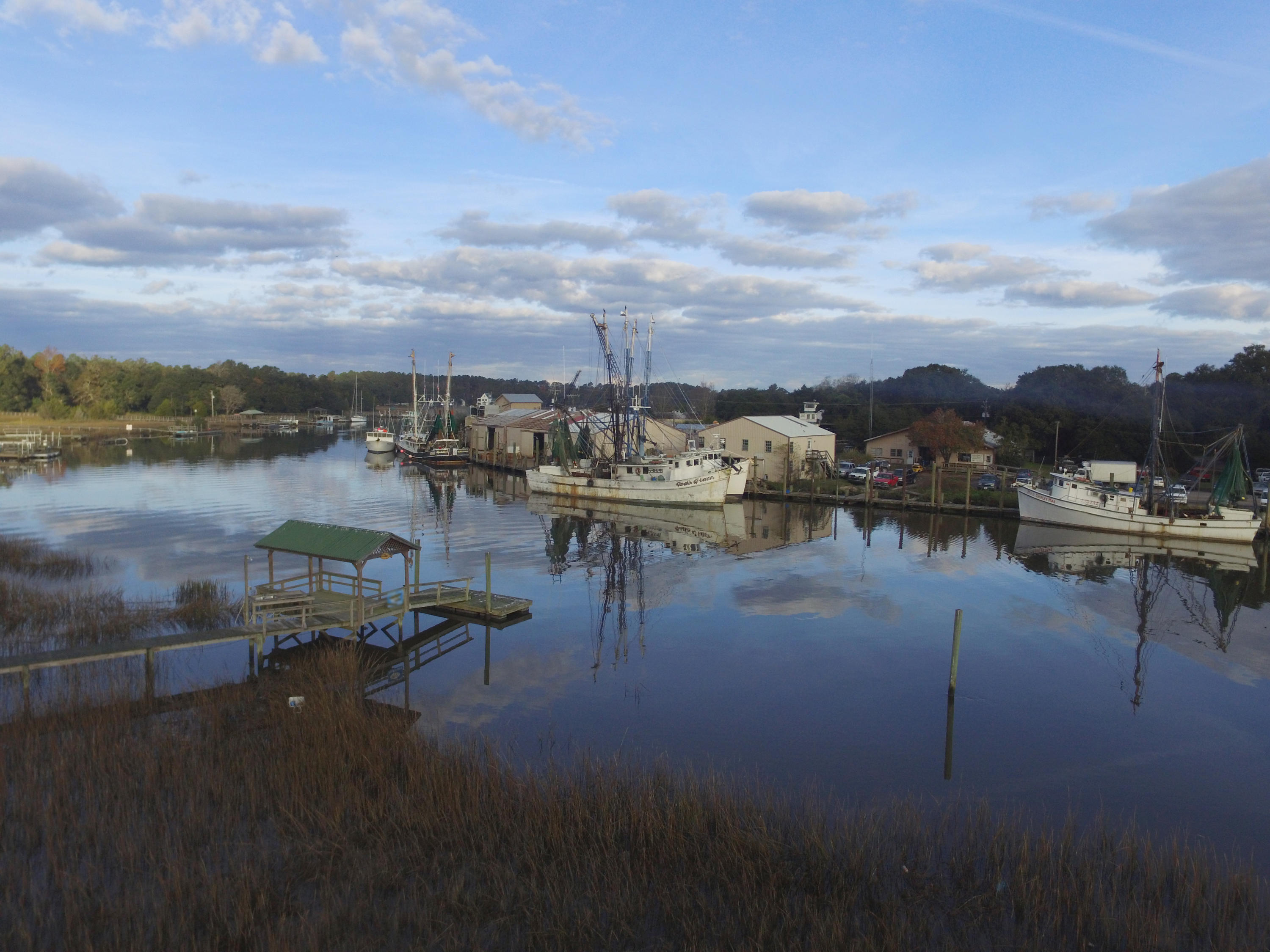 564 Romain Road McClellanville, SC 29458 - Photo 1 of 17 shrimp-boats-and-dock