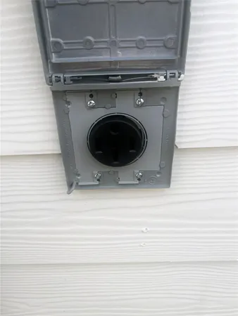 a close up view of washer and dryer