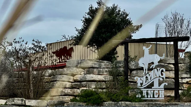 a view of outdoor space with green field and trees