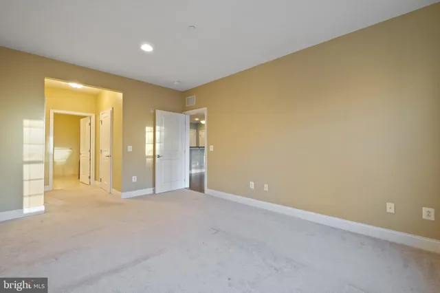 a view of a bathroom from a bathroom