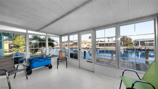 a living room filled with furniture