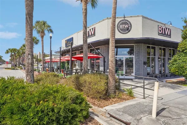 wooden view of an outdoor area with swimming pool