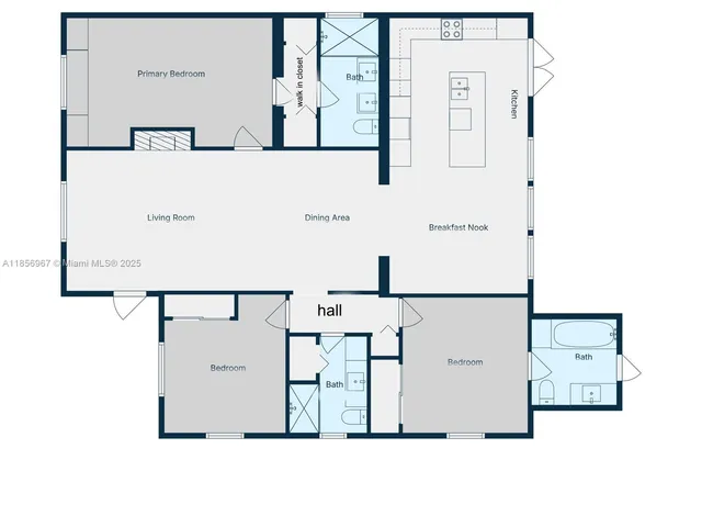 a picture of a wall with a white wall and a refrigerator