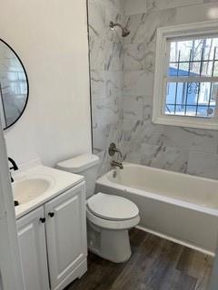 2158 Beecher Road Southwest, Unit A Atlanta, GA 30311 - Photo 12 of 21 a bathroom with a sink a toilet and a bathtub