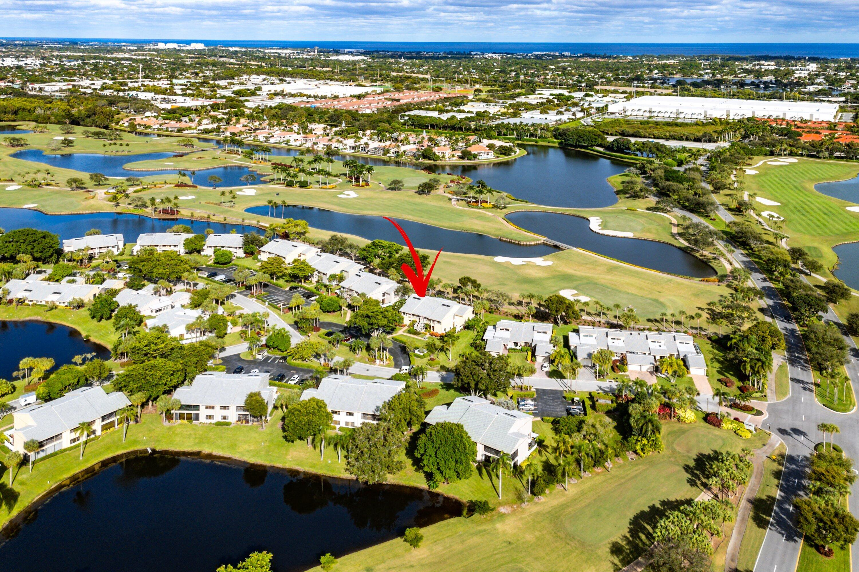 5 Eastgate Drive, Unit A Boynton Beach, FL 33436 - Photo 47 of 49 a view of city and ocean