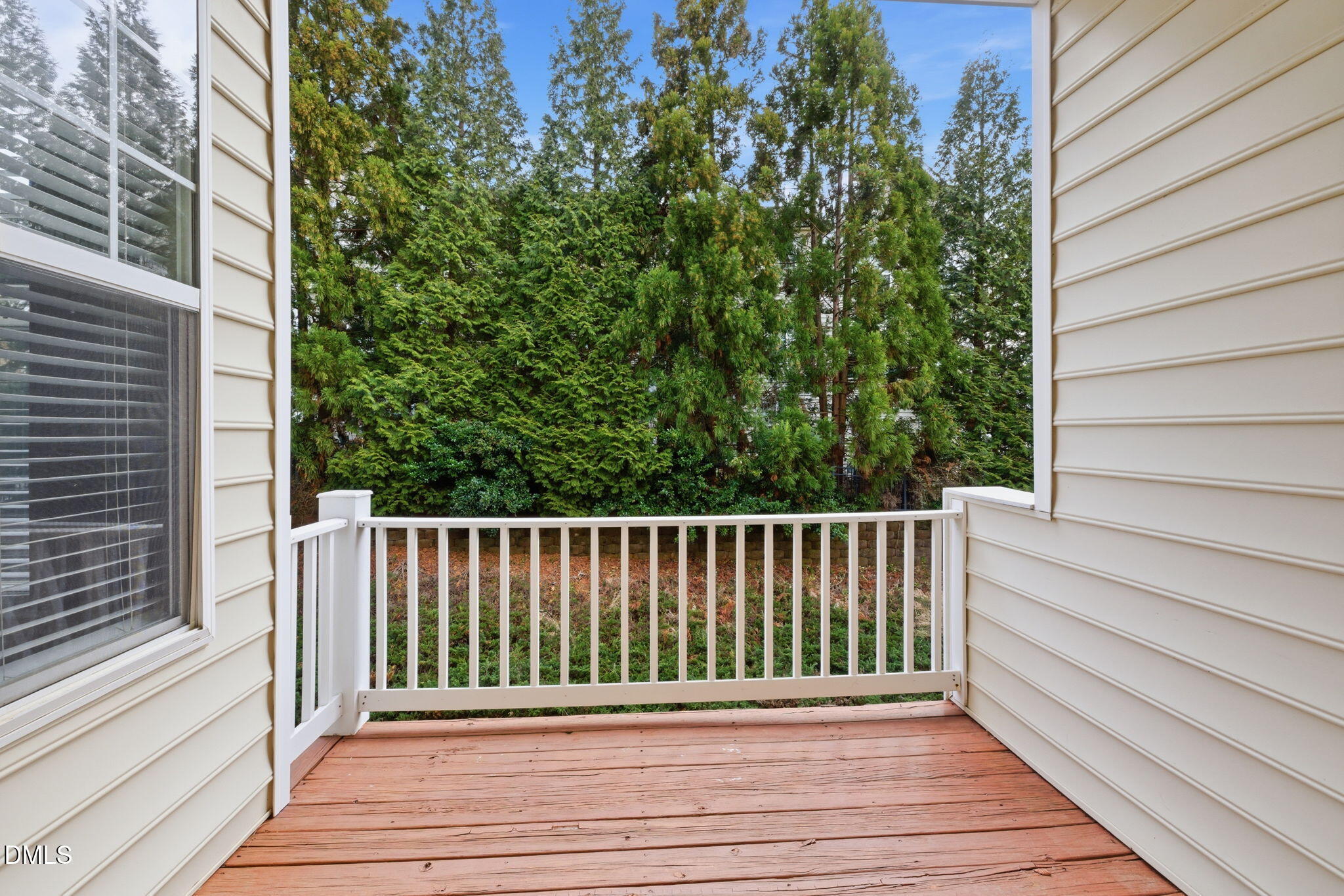 5003 Celtic Court Raleigh, NC 27612 - Photo 41 of 45 a view of a balcony with wooden floor