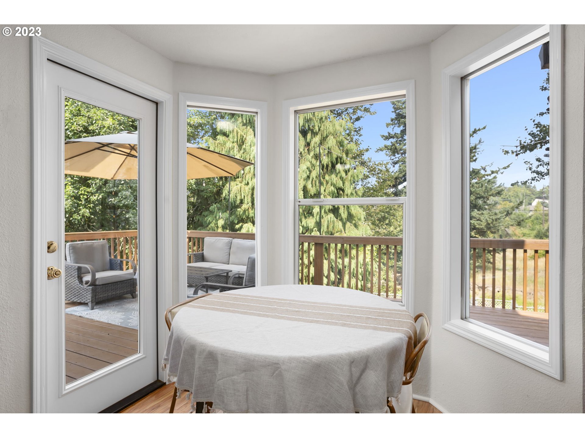 803 Southwest 4th Street Gresham, OR 97080 - Photo 13 of 42 a bedroom with large window and a bed