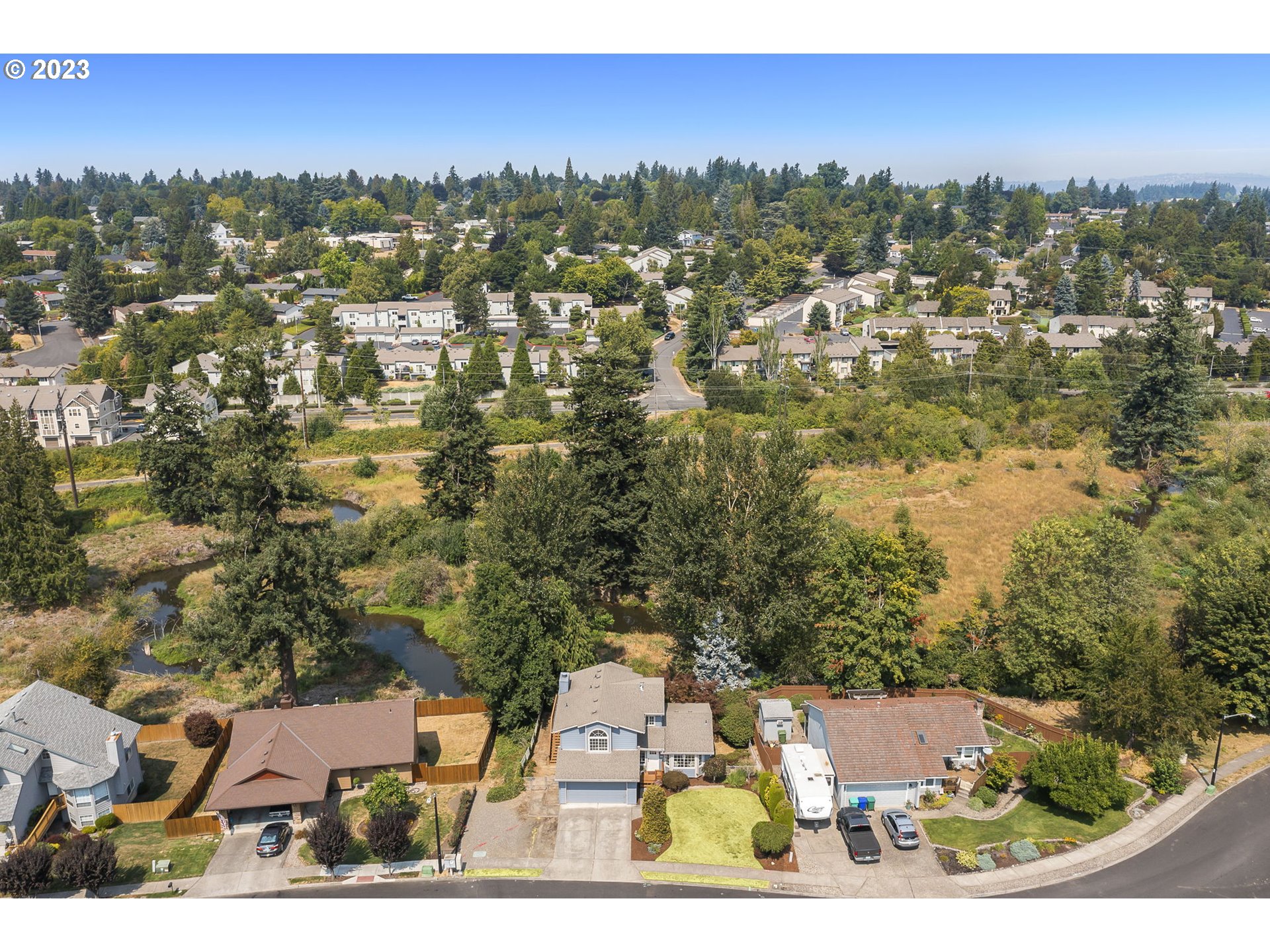 803 Southwest 4th Street Gresham, OR 97080 - Photo 38 of 42 an aerial view of residential houses with city view
