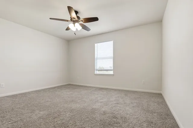 a view of a park with swings