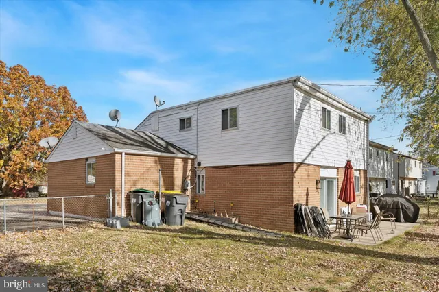 a view of a house with a patio