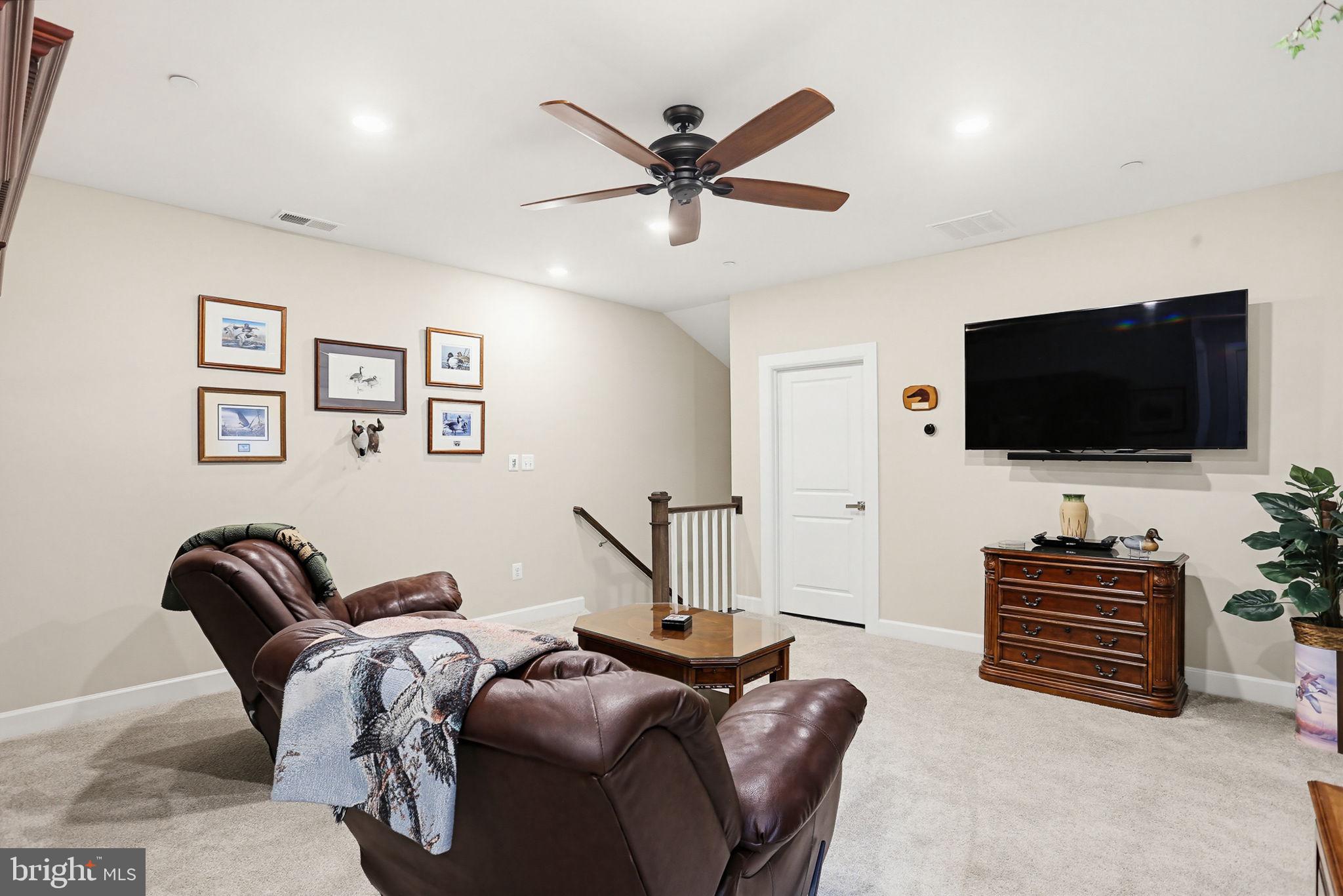 3816 Fulham Road Frederick, MD 21704 - Photo 25 of 77 a living room with furniture and a flat screen tv
