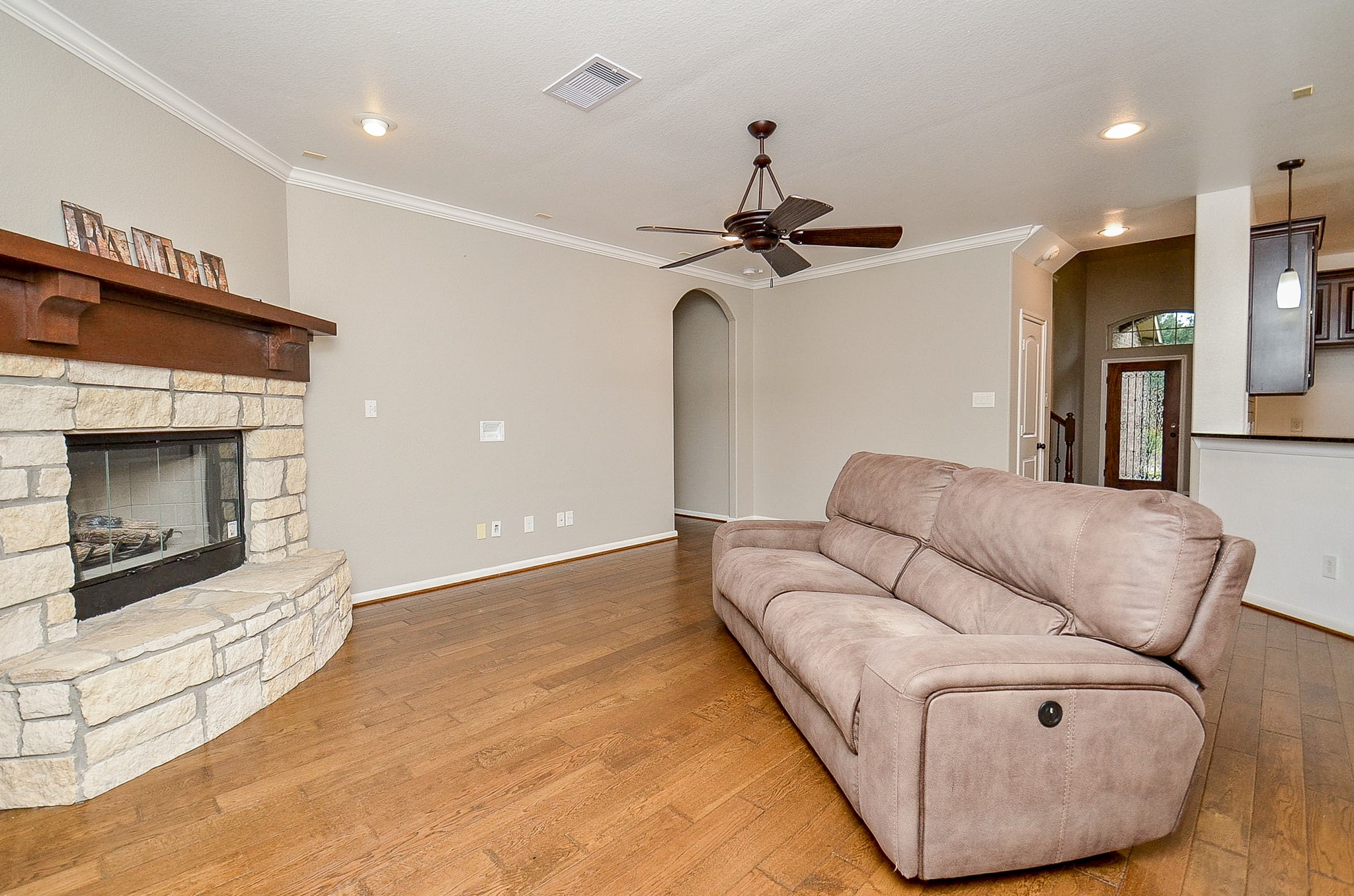 1510 Kent Valley Lane Rosenberg, TX 77471 - Photo 12 of 33 a living room with furniture and a fireplace
