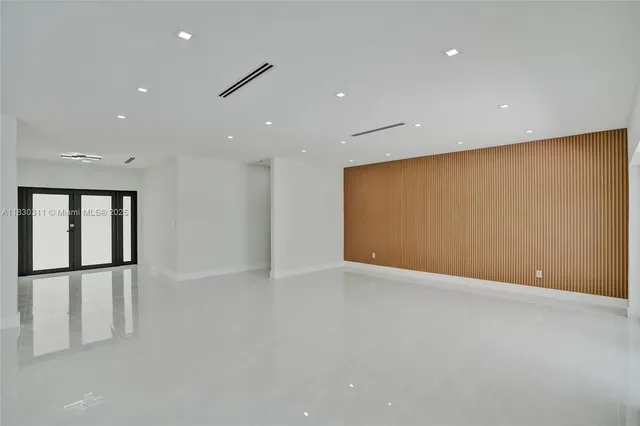 a view of an empty room