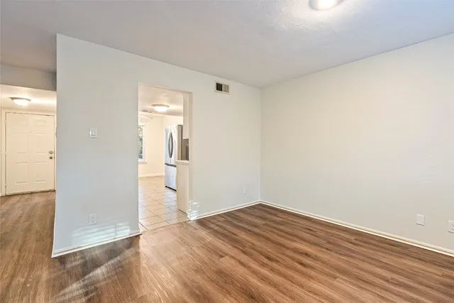 wooden floor in an empty room