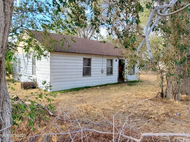a backyard of a house