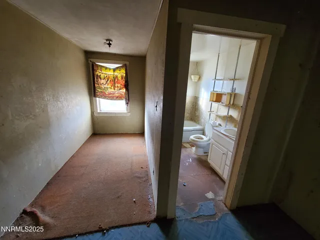 a view of a room with window