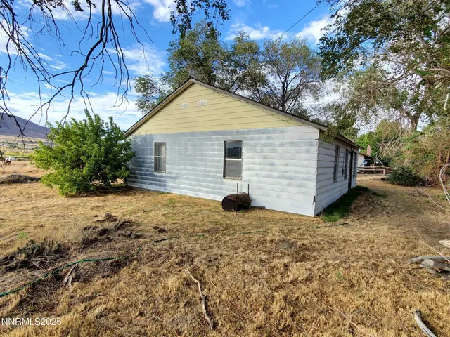 a view of an outdoor space and mountain view