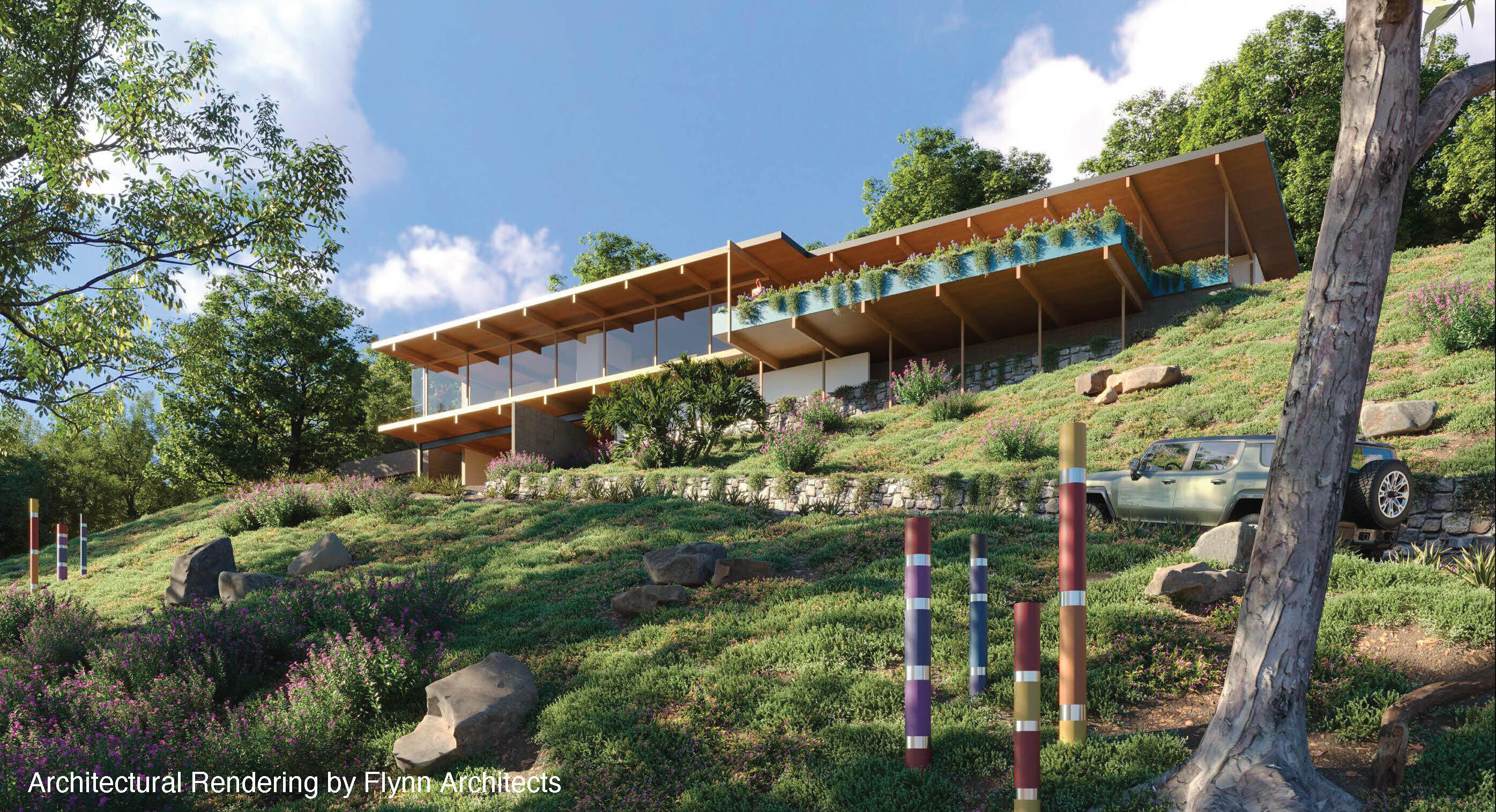 1322 Dover Road Santa Barbara, CA 93103 - Photo 11 of 18 Flynn Architects Rendering