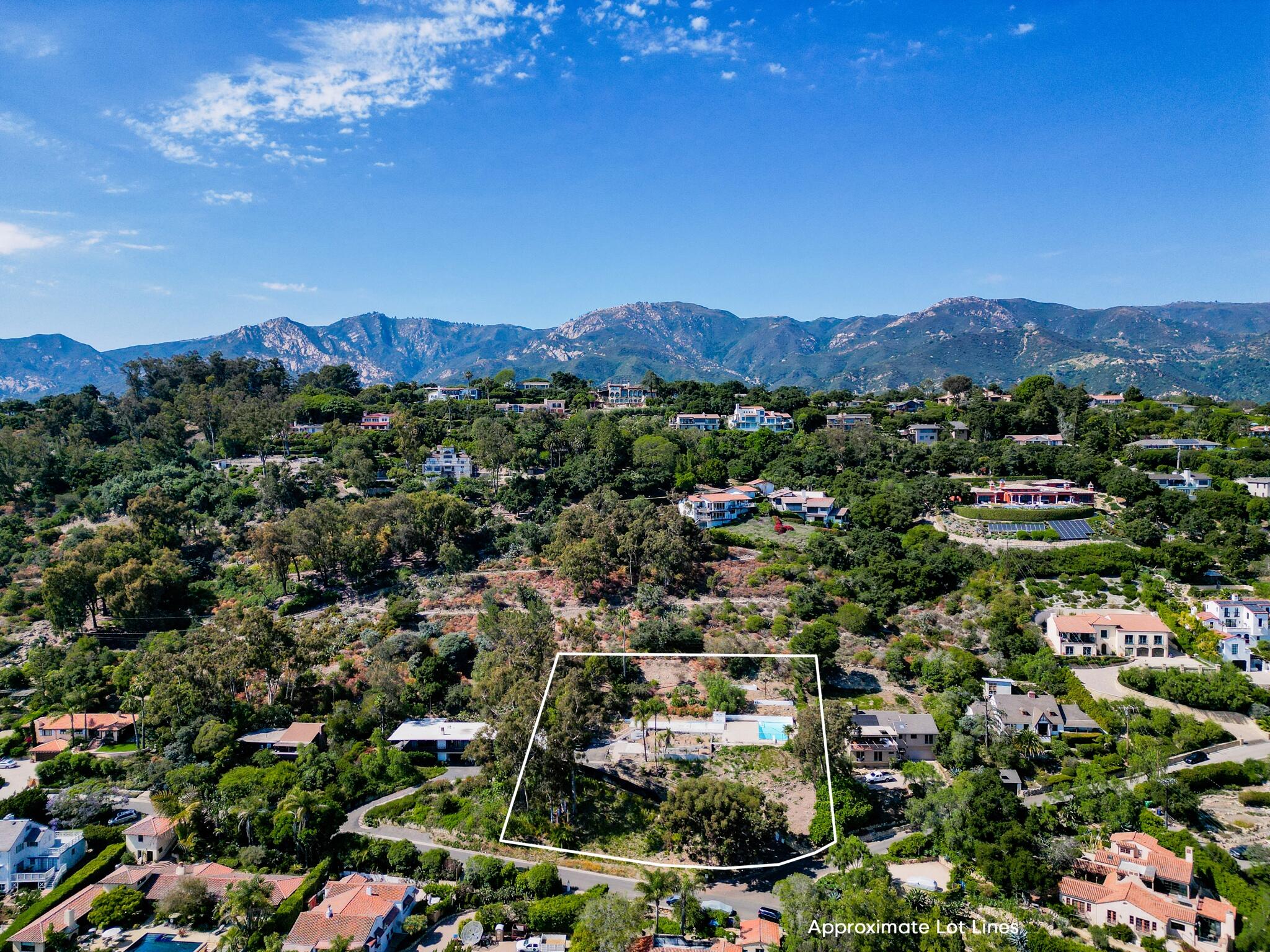 1322 Dover Road Santa Barbara, CA 93103 - Photo 2 of 18 Pacel Toward Mountains Lot Lines II