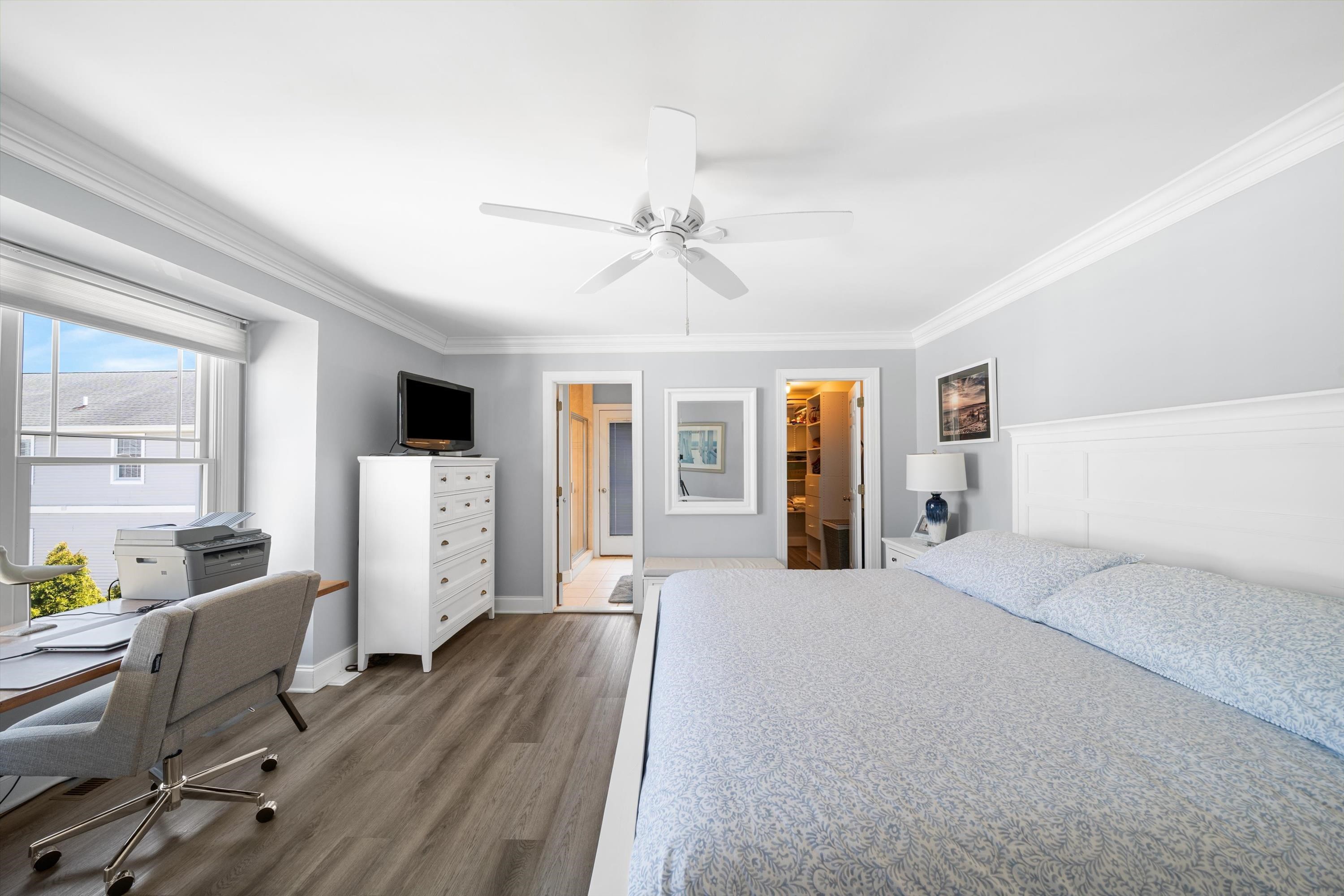 8222 3rd Avenue, Unit NORTH Stone Harbor, NJ 08247 - Photo 21 of 32 a bed room with furniture and wooden floor
