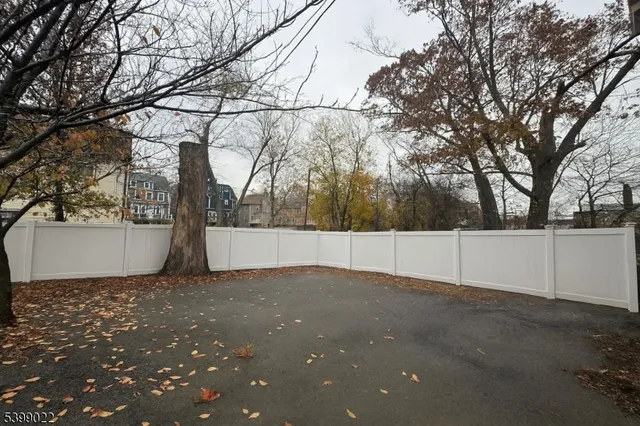 a view of backyard space