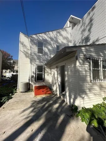 a view of a house with a patio