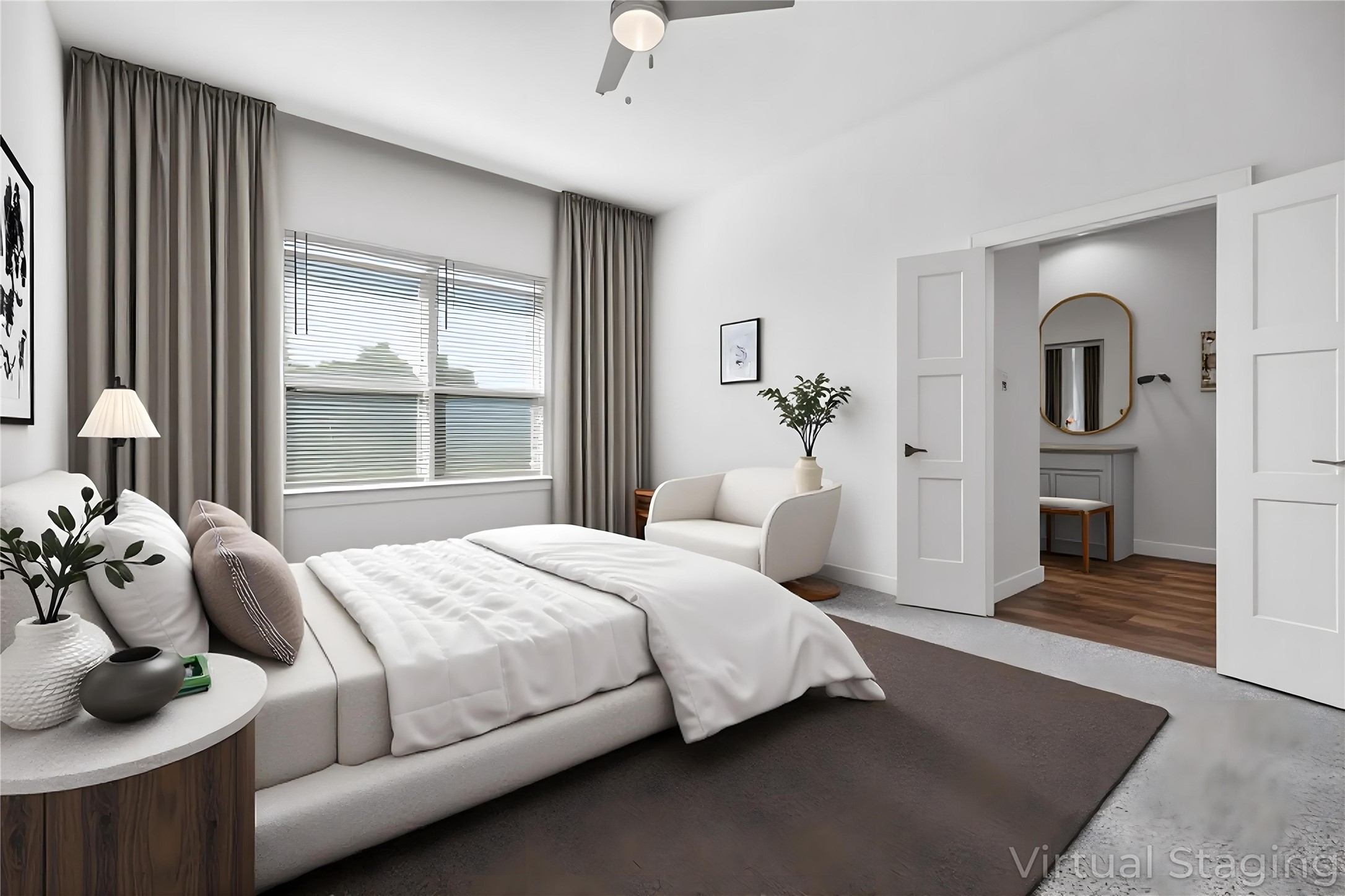 22803 Modica Rift Lane Katy, TX 77449 - Photo 5 of 30 a bedroom with a bed couch and window