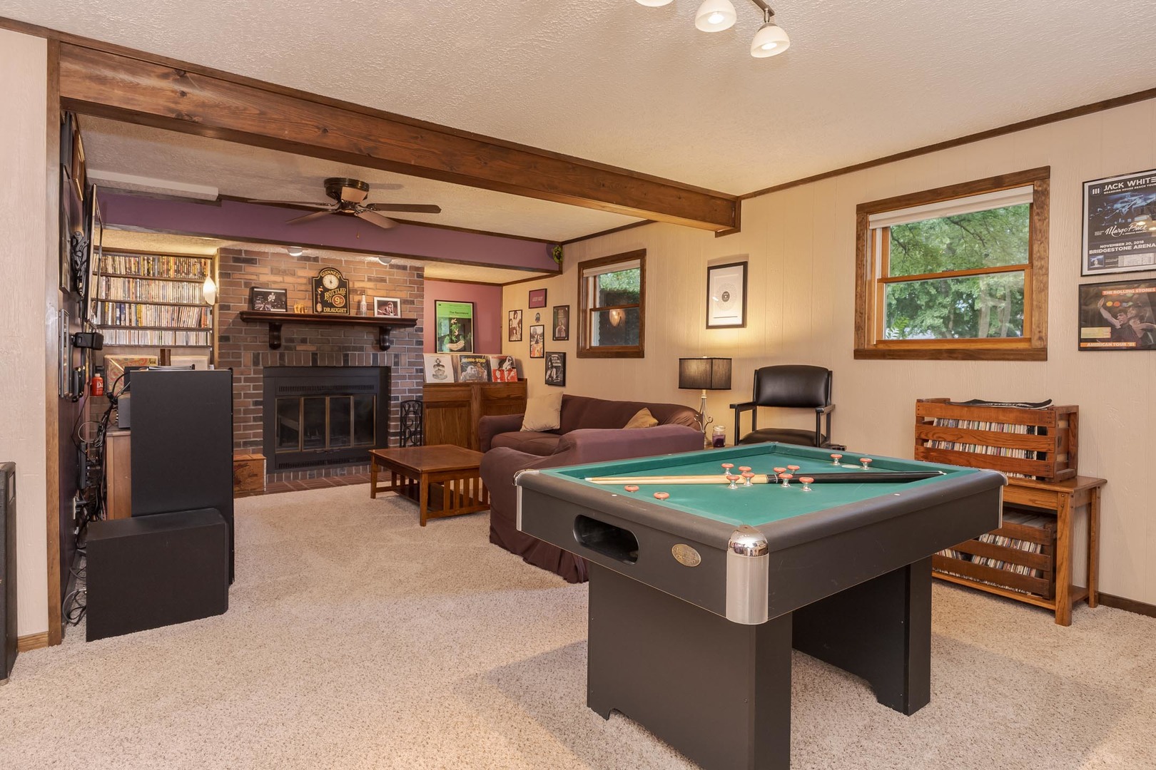 314 North Bone Drive Normal, IL 61761 - Photo 27 of 45 a room with furniture a flat screen tv and a window